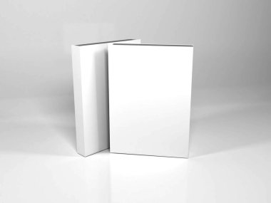 Gerçekçi Kitap Kapağı Model Şablonu