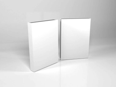 Gerçekçi Kitap Kapağı Model Şablonu