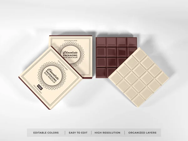 Download Realistic Chocolate Box Packaging Mockup Stock Images Page Everypixel