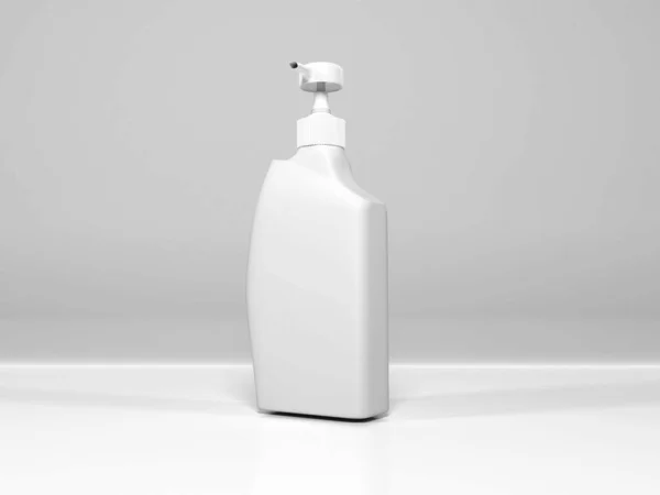 Realistisk Flytande Tvål Flaska Förpackning Mockup — Stockfoto