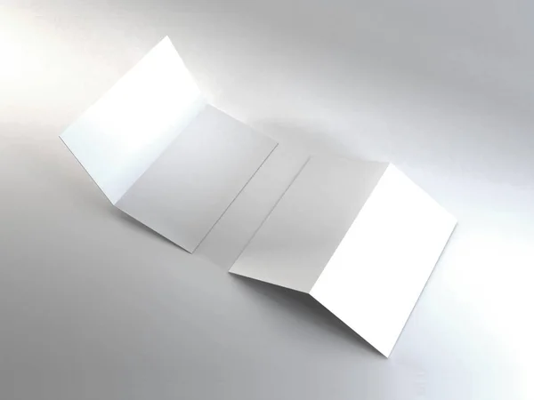 Gerçekçi A4 Broşür Model Şablonu PSD