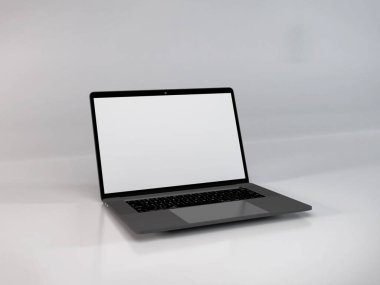 Gerçekçi Laptop Model Şablonu Sahnesi