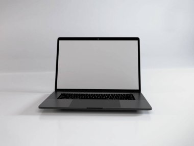 Gerçekçi Laptop Model Şablonu Sahnesi