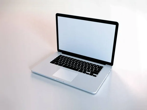 Gerçekçi Laptop Model Şablonu Sahnesi