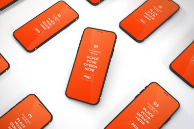 Gerçekçi Akıllı Telefon Model Şablonu