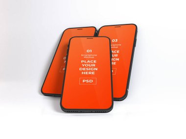 Gerçekçi Akıllı Telefon Model Şablonu