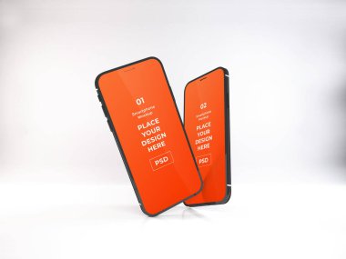 Gerçekçi Akıllı Telefon Model Şablonu