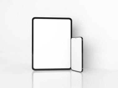 Gerçekçi Akıllı Telefon ve Tablet Model Şablonu
