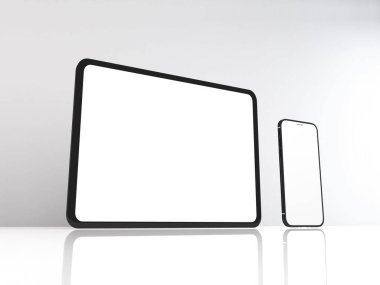 Gerçekçi Akıllı Telefon ve Tablet Model Şablonu