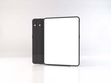 Gerçekçi Tablet Aygıt Model Şablonu Sahnesi
