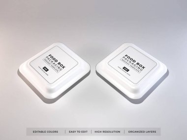 Gıda Kutusu Paketleme Şablonu