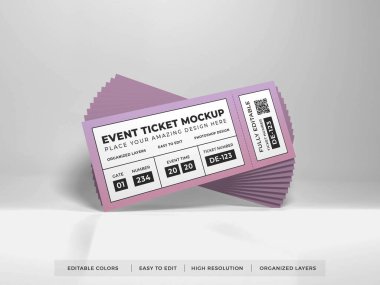 Gerçekçi Olay Bilet Model Sahnesi