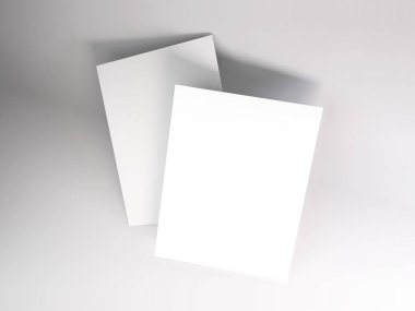 Gerçekçi Harf Boyutlu Müfredat Vitae Kağıt Model Şablonu