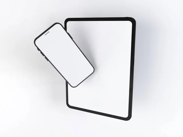 Gerçekçi Akıllı Telefon ve Tablet Model Şablonu