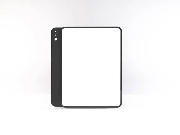 Ρεαλιστική Εικόνα Προτύπου Συσκευής Tablet Mockup — Φωτογραφία Αρχείου