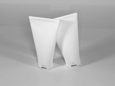 Gerçekçi Kozmetik Krem Paketleme Modeli