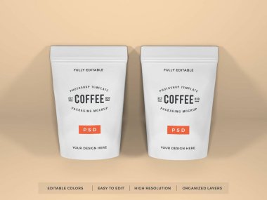 Gerçekçi Kahve Paketleme Sahnesi