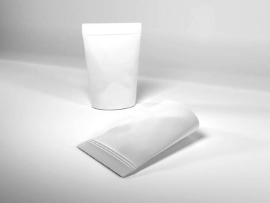 Gerçekçi Kahve Paketleme Sahnesi