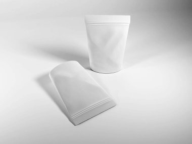 Gerçekçi Kahve Paketleme Sahnesi