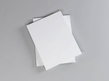 Gerçekçi Dergi 3B Görüntü Moda Sahnesi