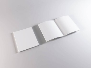 Gerçekçi Dergi 3B Görüntü Moda Sahnesi