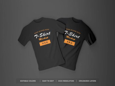 İzole Arkaplan Üzerine Gerçekçi Tişört 3B Görüntü Sahnesi