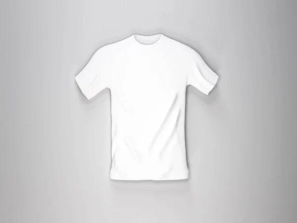 现实的Tshirt 3D图片说明孤立背景下的模型场景 — 图库照片