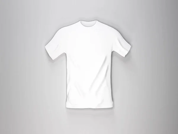 Realistico Tshirt Illustrazione Mockup Scena Sfondo Isolato — Foto Stock