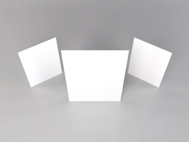 Gerçekçi Düğün Davetiyesi 3D Görüntü İzole Arkaplan Sahnesi