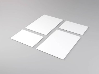 Gerçekçi Düğün Davetiyesi 3D Görüntü İzole Arkaplan Sahnesi