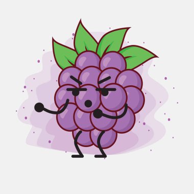 Böğürtlen Şirin Vektör Karakteri