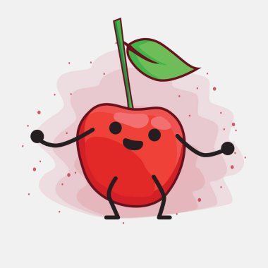 Şirin Bing Kiraz Vektörü Karakterinin bir çizimi