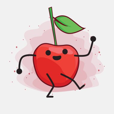 Şirin Bing Kiraz Vektörü Karakterinin bir çizimi