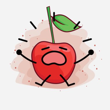 Şirin Bing Kiraz Vektörü Karakterinin bir çizimi