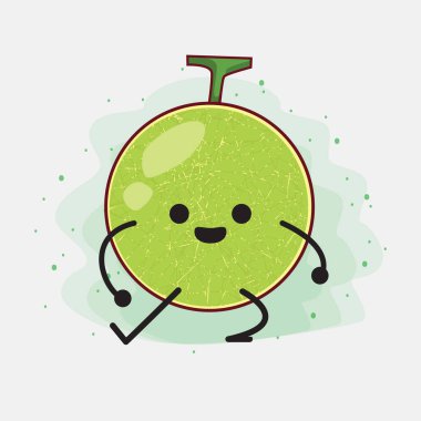 Şirin Kavun Vektör Karakterinin bir çizimi