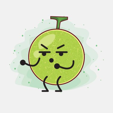 Şirin Kavun Vektör Karakterinin bir çizimi