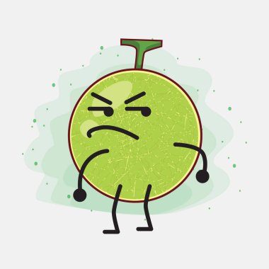 Şirin Kavun Vektör Karakterinin bir çizimi