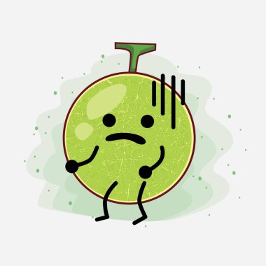 Şirin Kavun Vektör Karakterinin bir çizimi