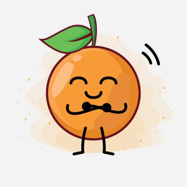 Clementine Orange çizgi film karakteri çizimi