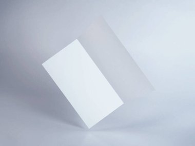 Realistic A4 Bifold Brochure 3D Illustration Mockup Scene on Isolated Background