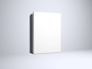 Kitap Kapağı 3D Görüntü İzole Arkaplan Sahnesi