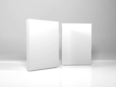 Kitap Kapağı 3D Görüntü İzole Arkaplan Sahnesi