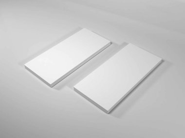Realistic Chocolate Box Packaging 3D Mockup Scene on Isolated Background