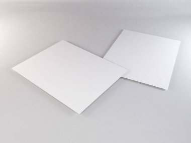 Gerçekçi Harfler Boyutlandırılmış Müfredat Vitae Kağıt 3B Görüntü İzole Arkaplan Sahnesi