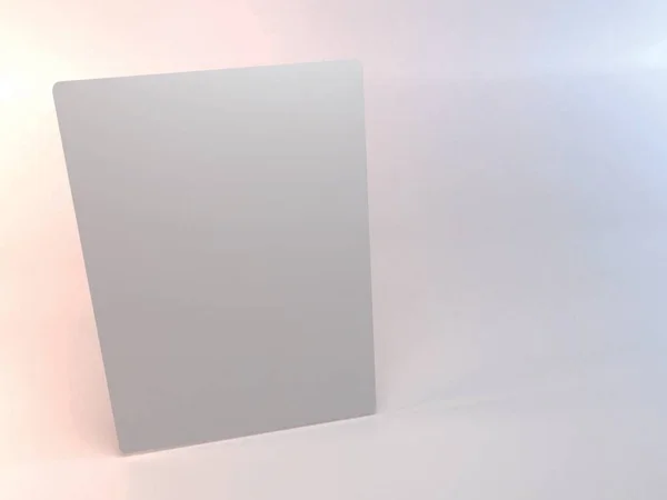 Flyer Paper 3Dイラスト Mockup Scene Isolated Background — ストック写真