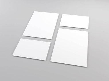 Gerçekçi Düğün Davetiyesi 3D Görüntü İzole Arkaplan Sahnesi