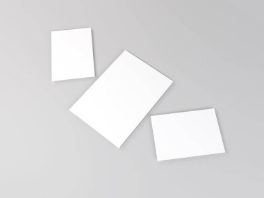 Gerçekçi Düğün Davetiyesi 3D Görüntü İzole Arkaplan Sahnesi