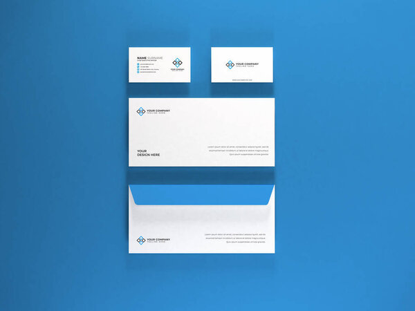 Сцена 3D-макета на изолированном фоне