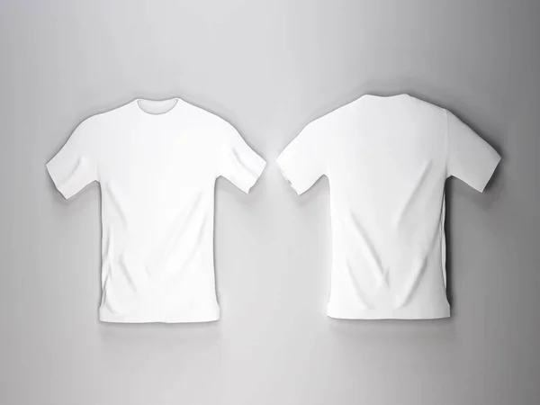 Camiseta Realista Ilustración Escena Burlona Sobre Fondo Aislado — Foto de Stock