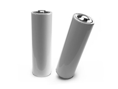 Küçük AA Batarya 3B Görüntü İzole Arkaplan Sahnesi